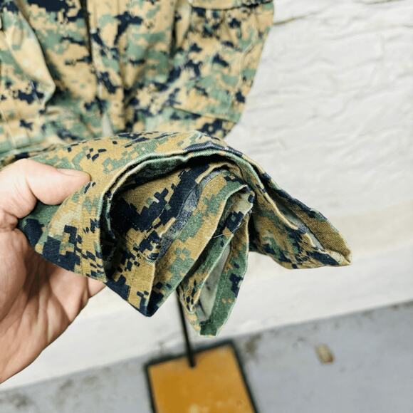 Set USMC MARPAT Digital Woodland Camo Cargo Pants Slant Pocket Shirt US Marines - Picture 15 of 16